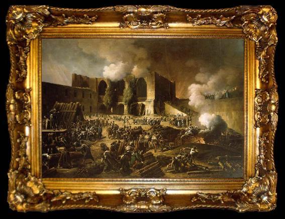 framed  Francois Joseph Heim Siege of Burgos, ta009-2